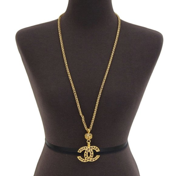 CHANEL Coco Mark Long Necklace 95A - Picture 5 of 6